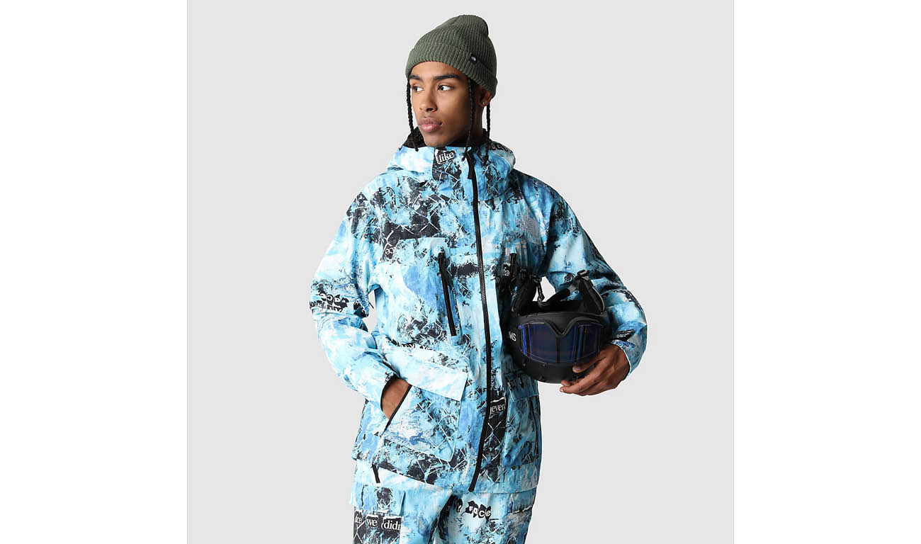 North face deals printed jacket